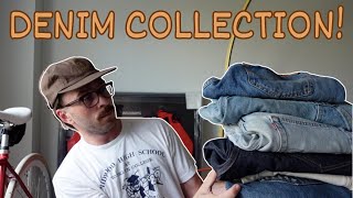 My Denim Collection vintage Levi’s APC Japanese selvedge and more [upl. by Enogitna]