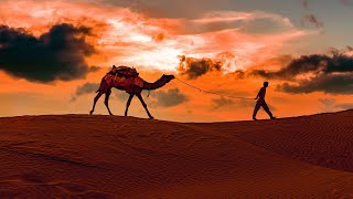 Arabian Music 4K  Meditation in Desert Part 3 Arabian Flute amp Arabian Nights [upl. by Wycoff]