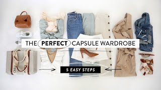 How to Build a SIMPLE Capsule Wardrobe in 5 Easy Steps ✨ Minimalist Travel Capsule Wardrobe 2024 [upl. by Horter166]