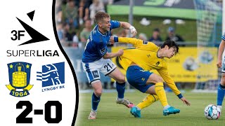 Lyngby  Brøndby IF 02 3F Superliga Highlights [upl. by Blalock]