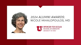 2024 Distinguished Humanitarian Award Nicole Mihalopoulos MD [upl. by Ravaj]