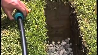 Installing an Underground lawn irrigation system [upl. by Oicam]