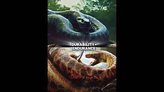 Titanoboa vs Vasuki paleontology animals 1v1 foryou vs snake titanoboa viral shorts [upl. by Awjan]