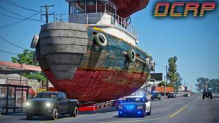 Tug Boat Tower in GTA RP  OCRP [upl. by Simmonds]