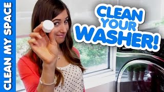 How to Deep Clean Your Washing Machine Without tabs Oxiclean out Smelly Stinky soap scum ￼mildew [upl. by Eudosia]