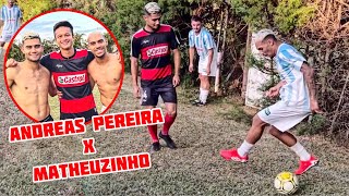 ANDREAS PEREIRA x MATHEUZINHO DO FLAMENGO NO JOGO REAL  quem foi melhor [upl. by Repsag556]