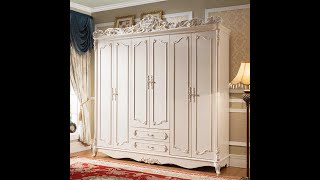 Chinioti Furniture 3 Door Safe Almari  Wardrobe  Designs 2020 With Price  Dressing Almari Designs [upl. by Aneres29]