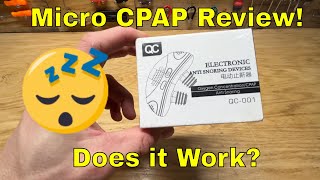 Electronic AntiSnoring Device Review Micro CPAP Review Does this Product Work Stop Snoring [upl. by Radbourne501]