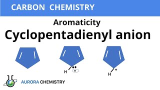 Cyclopentadienyl anion  AROMATIC  Comparing aromaticity in cyclopentadiene [upl. by Edmonda]