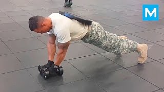 Super Soldier Extreme Army Workout  Diamond Ott  Muscle Madness [upl. by Ahrens]