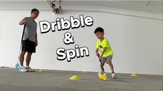 Floorball Basic Dribbling Practices [upl. by Llertac]