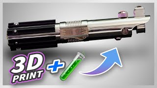 Electroplating 3D Prints  Lightsaber Tutorial [upl. by Hatfield]