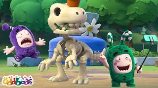 Whose Dinosaur is This  Oddbods  Sports amp Games Cartoons for Kids [upl. by Admana]