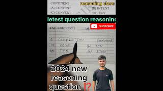 Reasoning all ssc exams relevant class by shiva reasoning shorts short shortvideo ssc exams [upl. by Melac]