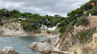 Lloret de Mar Walking tour Richtung Tossa de Mar 🇪🇸 Spanien جمال اسبانيا جوريت [upl. by Daniella]