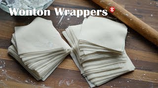 Handmade Wonton Wrappers [upl. by Emanuel]