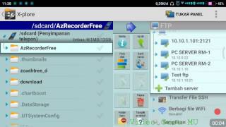 Setting Filezilla Server Windows VS XPlore Android Untuk Client nya part2 [upl. by Britteny]