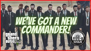 GTA 5 Roleplay  Five0 Task Force  Rockford Hills City Hall  Weve Got A New Commander [upl. by Ahsenar348]