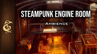 Engine Room  Steampunk Ambience  1 Hour [upl. by Kyte172]