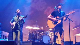 The Avett Brothers sing November Blue at Target Center in MPLS 61116 [upl. by Omero]