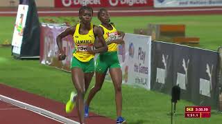 CARIFTA Games 2024 Grenada  Girls 4x400 Meter Relay Under 17 Final [upl. by Nekcarb]