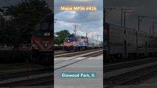 Metra arriving at Elmwood Park [upl. by Ttesil]