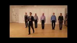 Basic Ballroom FOXTROT dance Mens timing steps featBrian Fortuna 2 of 3 [upl. by Savanna]