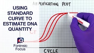 Using Standard Curve to Estimate DNA Quantity  Forensic Focus 4 [upl. by Granger]