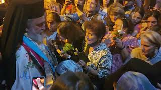 Morning procession towards the Gethsemane Church in Jerusalem [upl. by Woo]