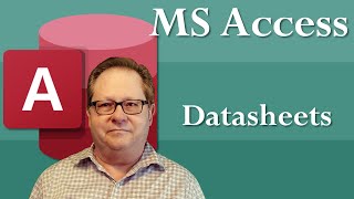 Using Microsoft Access Tables in Datasheet View [upl. by Annekahs782]