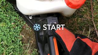 How to start a Hedge trimmer [upl. by Callas]