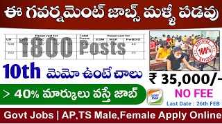 10th పాసైతే చాలు  మరో భారీ నోటిఫికేషన్ విడుదల  Government jobs 2023  AOC Jobs  Free jobs [upl. by Eemak]