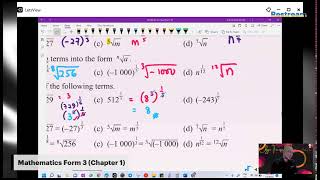 Mathematics Form 3 Chapter 1 [upl. by Kolb]