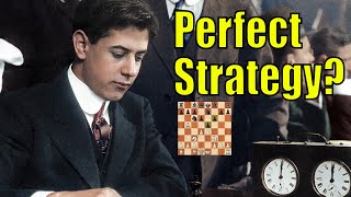 Capablanca Wins with Zero Tactics [upl. by Ahsenak]