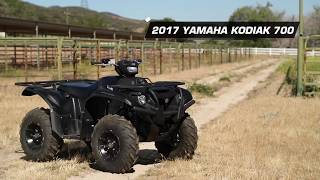 2017 Yamaha Kodiak 700 SE 4x4 ATV Review [upl. by Suinotna]