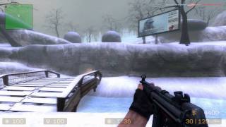 CounterStrike Source Gameplay DM MP5 map  desurvivor Valve Gift Grab 2011 [upl. by Berthe]