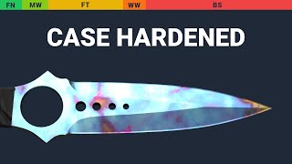 Skeleton Knife Case Hardened  Skin Float And Wear Preview [upl. by Pleione969]