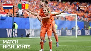 Netherlands v Cameroon  FIFA Women’s World Cup France 2019  Match Highlights [upl. by Einnol]