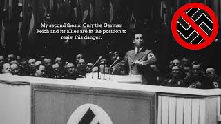 Joseph Goebbels Total War Speech The Complete Uncensored Version with English Sub [upl. by Piotr]