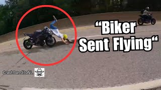 Extreme Motorcycle Crashes  CrashBanditoNL [upl. by Lyram249]