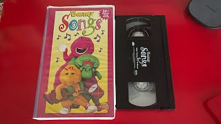 Opening And Closing To Barney Songs 1995 VHS [upl. by Sivle]