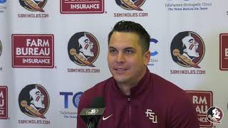 New FSU quarterback coach Tony Tokarz interview [upl. by Adaran]