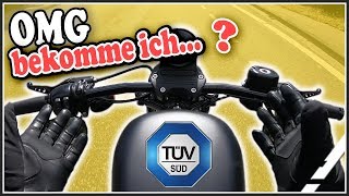 Bekomme ich TÜV  Flacher Lenker Iron 883 MotoVlog [upl. by Euqinorev]