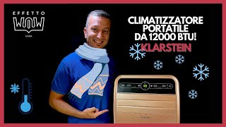 La mia opinione sul CLIMATIZZATORE PORTATILE Klarstein  Effetto WOW [upl. by Ivgnout]