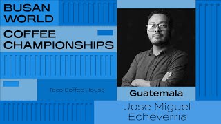 José Miguel Echeverría Guatemala  2024 World Barista Championship  Round One [upl. by Ainex]