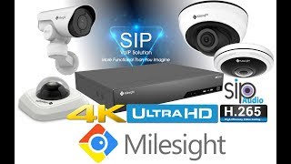 Milesight CCTV Dubai  H265 4K Resolution Video With SIP VoIP Support [upl. by Nyladnar]