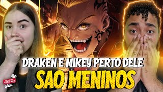 South Terano Tokyo Revengers  Cria do Rio  Okabe  REACT EM CASAL [upl. by Kirch]