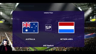 australia vs netherlands pes 2021 patch 2024 glitzo show live stream 2024 [upl. by Cosimo560]