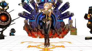 MMD ELSWORD Fujimori Festival ROSE EFFECT amp Trooper TEST [upl. by Xenia144]