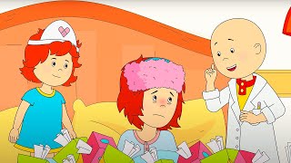 THE DOCTOR AND THE NURSE  Caillou  Halloween Cartoons for Kids  WildBrain Little Jobs [upl. by Floria]